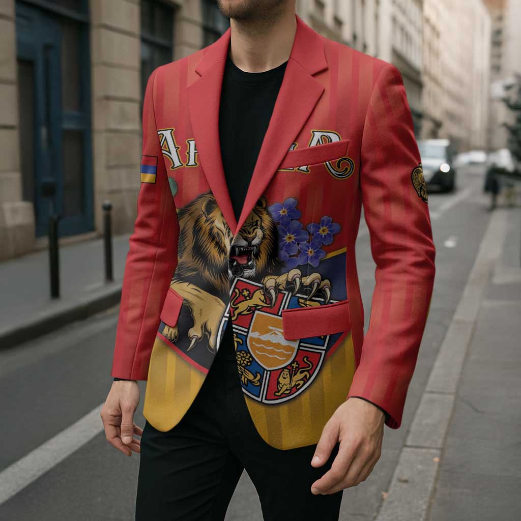 Personalized Armenia Blazer Lion As National Symbol - Wonder Print Shop