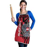 Austria Apron Black Eagle Badge With Patterns - Wonder Print Shop