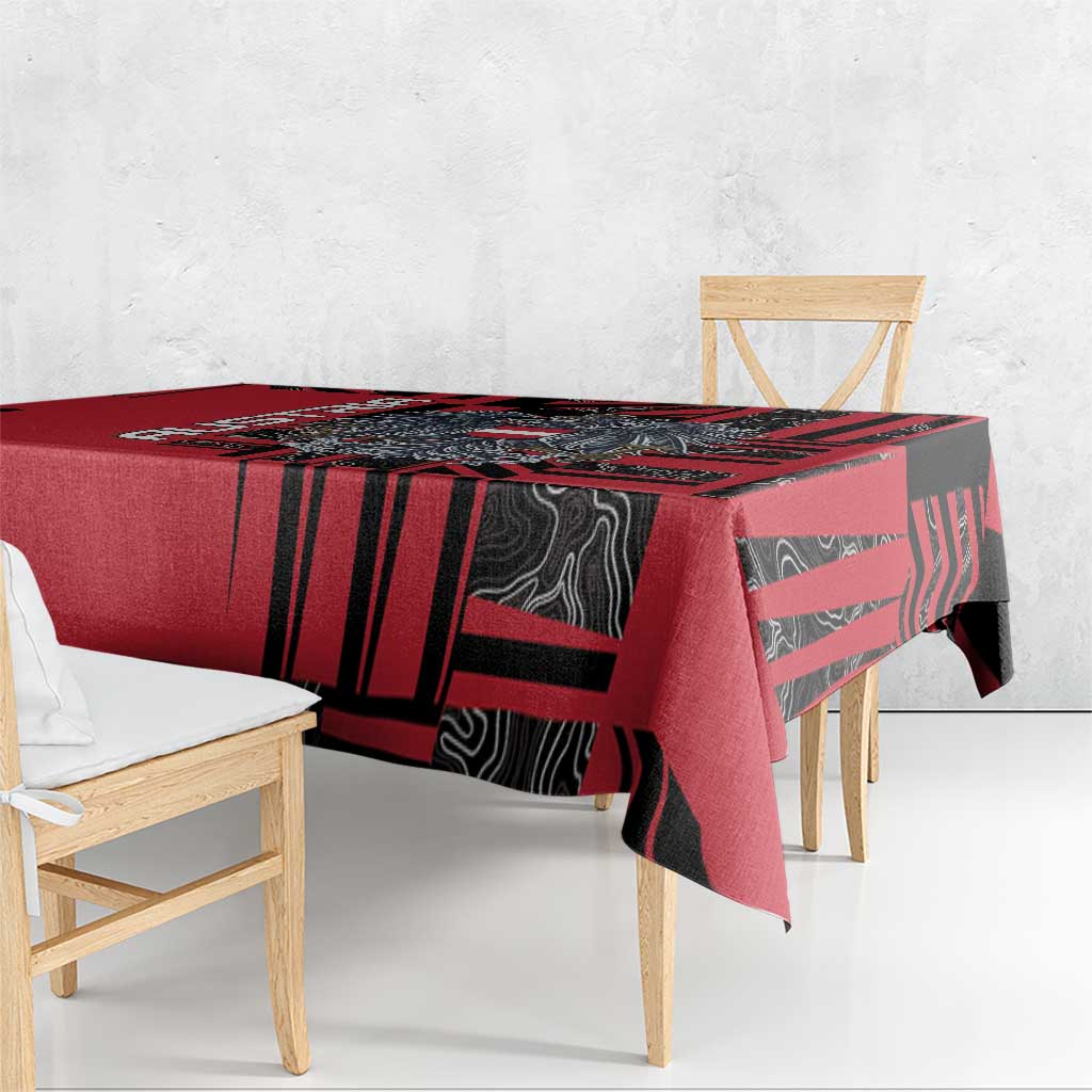 Austria Tablecloth Black Eagle Badge With Patterns - Wonder Print Shop