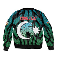 Personalized Azerbaijan Bomber Jacket Karabakh Horse Tattoo - Wonder Print Shop