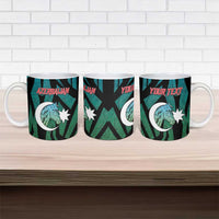 Personalized Azerbaijan Ceramic Mug Karabakh Horse Tattoo - Wonder Print Shop