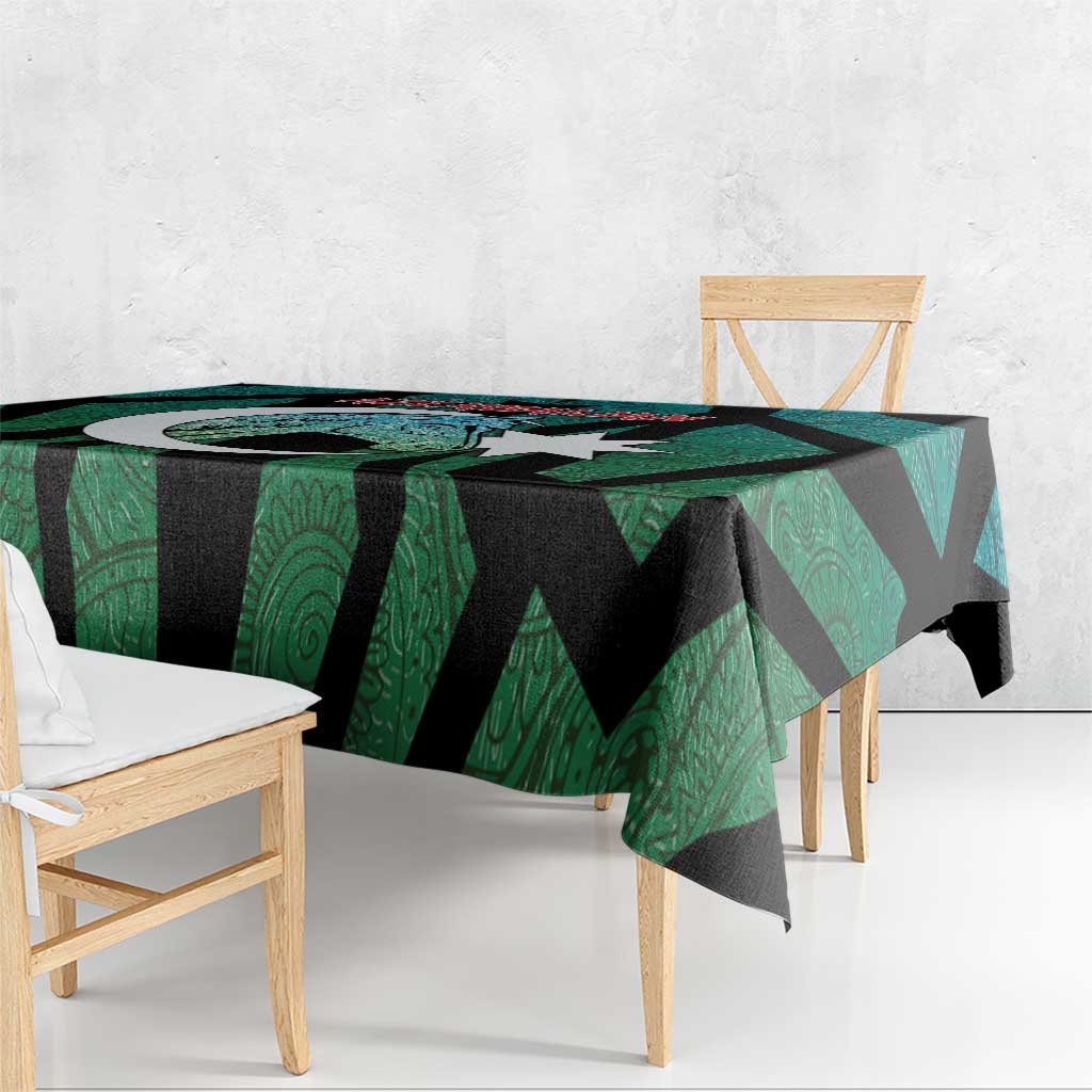 Azerbaijan Tablecloth Karabakh Horse Tattoo - Wonder Print Shop