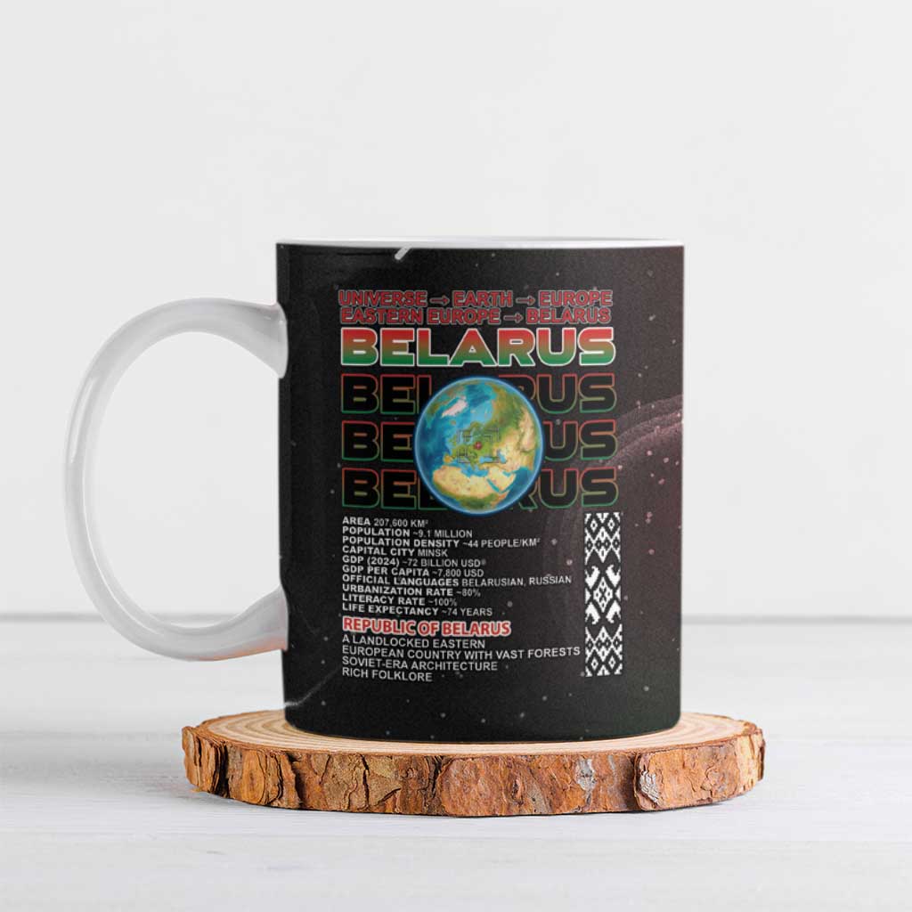 Belarus Ceramic Mug Information From The Universe - Wonder Print Shop