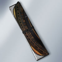 3D Illusion Pitbull Halloween Auto Sun Shade Mummy Bully Gold Egyptian Portal