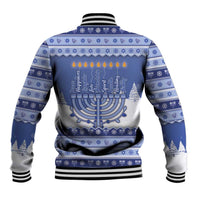 Hanukkah Christmas Baseball Jacket Love And Lights - Wonder Print Shop