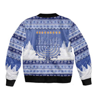 Hanukkah Christmas Bomber Jacket Love And Lights - Wonder Print Shop