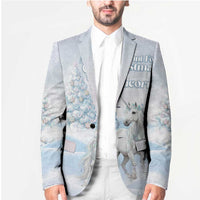 Magical Christmas Blazer Unicorn With Cotton Candy Xmas Tree - Wonder Print Shop