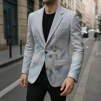 Magical Christmas Blazer Unicorn With Cotton Candy Xmas Tree - Wonder Print Shop