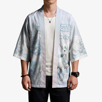 Magical Christmas Kimono Unicorn With Cotton Candy Xmas Tree - Wonder Print Shop