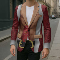 Christmas Costume Blazer Muscle Santa - Wonder Print Shop