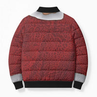 Christmas Costume Bomber Puffer Jacket Muscle Santa - Wonder Print Shop