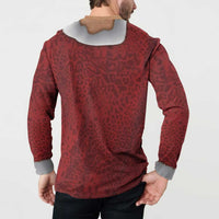 Christmas Costume Button Sweatshirt Muscle Santa - Wonder Print Shop
