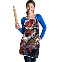 Polish American Heritage Month Apron Eagle With Grunge Style - Wonder Print Shop