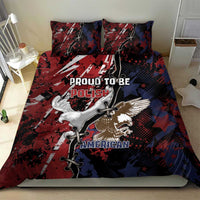 Polish American Heritage Month Bedding Set Eagle With Grunge Style - Wonder Print Shop