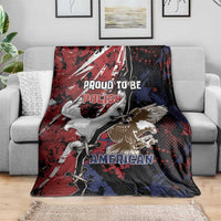 Polish American Heritage Month Blanket Eagle With Grunge Style - Wonder Print Shop
