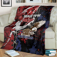 Polish American Heritage Month Blanket Eagle With Grunge Style - Wonder Print Shop