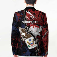 Personalized Polish American Heritage Month Blazer Eagle With Grunge Style - Wonder Print Shop