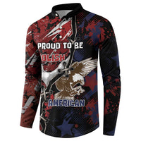 Personalized Polish American Heritage Month Button Sweatshirt Eagle With Grunge Style - Wonder Print Shop