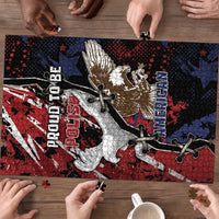 Polish American Heritage Month Puzzle Eagle With Grunge Style - Wonder Print Shop