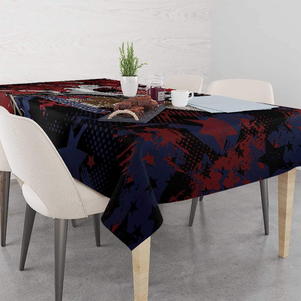 Polish American Heritage Month Tablecloth Eagle With Grunge Style - Wonder Print Shop