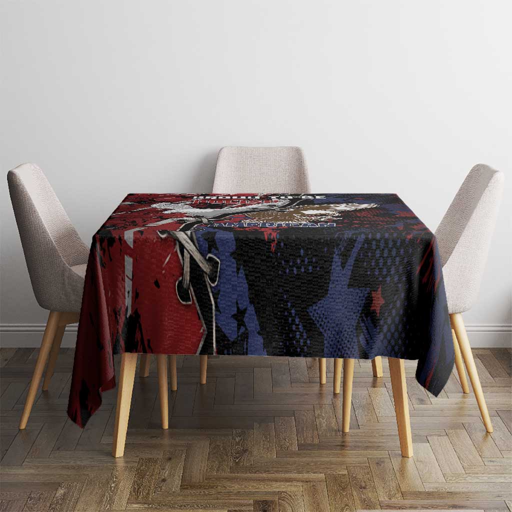 Polish American Heritage Month Tablecloth Eagle With Grunge Style - Wonder Print Shop