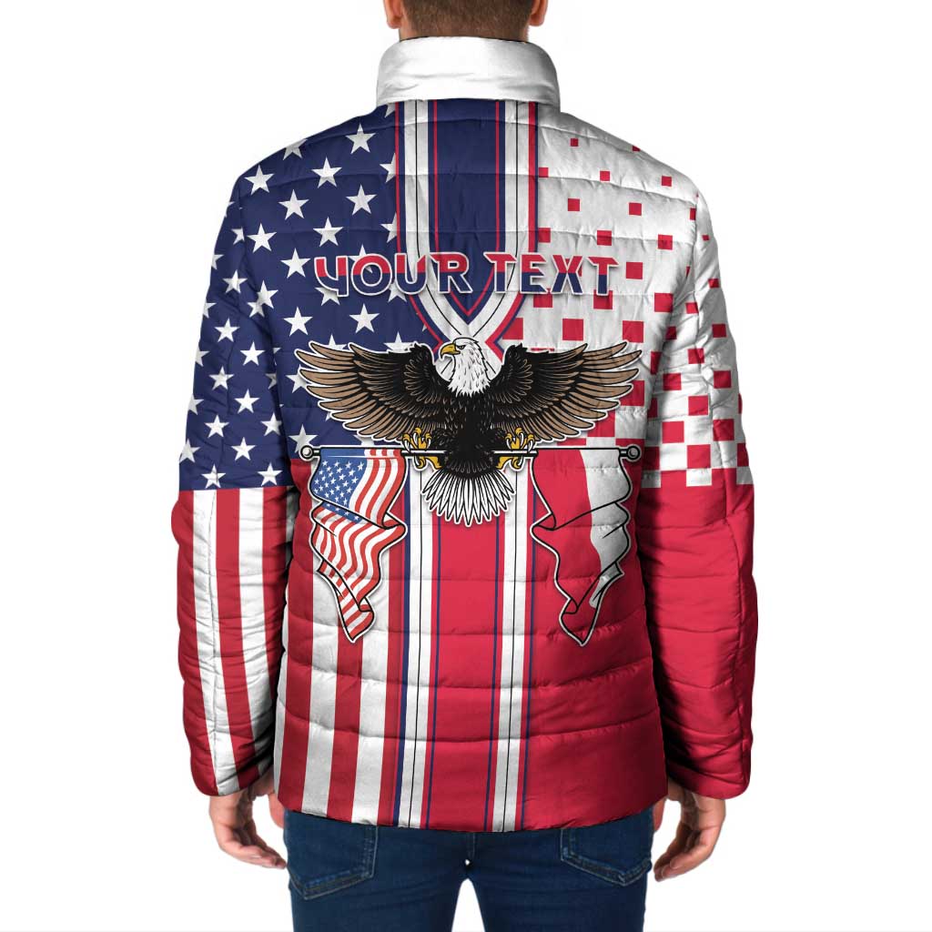 Personalized Polish American Heritage Month Padded Jacket Unique Style - Wonder Print Shop