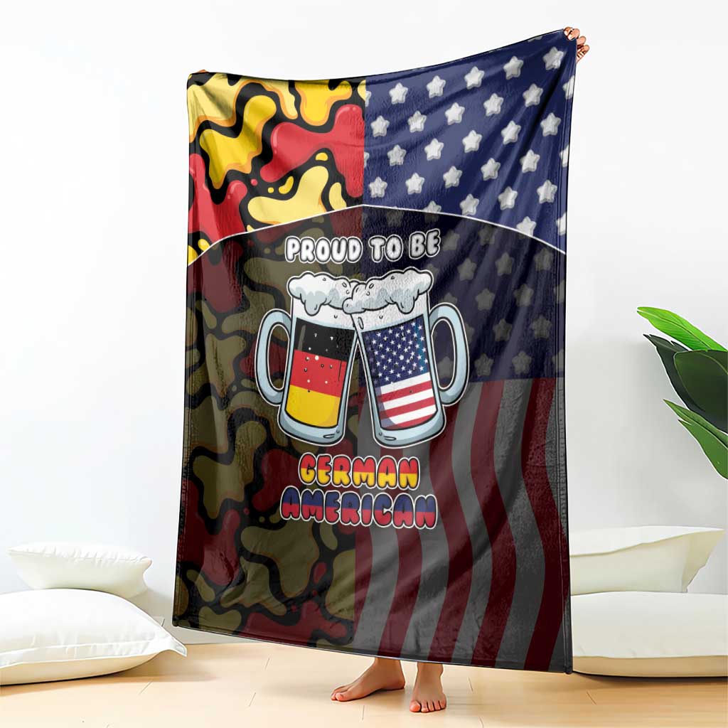 Germany American Heritage Month Blanket Beer Funny Style - Wonder Print Shop