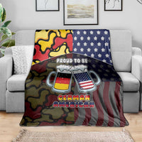 Germany American Heritage Month Blanket Beer Funny Style - Wonder Print Shop