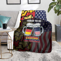 Germany American Heritage Month Blanket Beer Funny Style - Wonder Print Shop