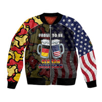 Personalized Germany American Heritage Month Bomber Jacket Beer Funny Style - Wonder Print Shop