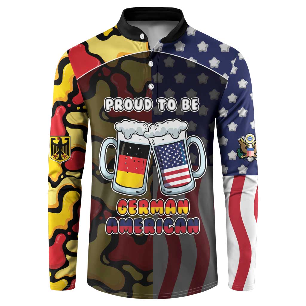 Personalized Germany American Heritage Month Button Sweatshirt Beer Funny Style - Wonder Print Shop