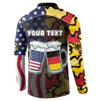 Personalized Germany American Heritage Month Button Sweatshirt Beer Funny Style - Wonder Print Shop