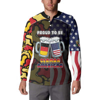 Personalized Germany American Heritage Month Button Sweatshirt Beer Funny Style - Wonder Print Shop