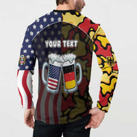 Personalized Germany American Heritage Month Button Sweatshirt Beer Funny Style - Wonder Print Shop