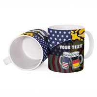 Personalized Germany American Heritage Month Ceramic Mug Beer Funny Style - Wonder Print Shop