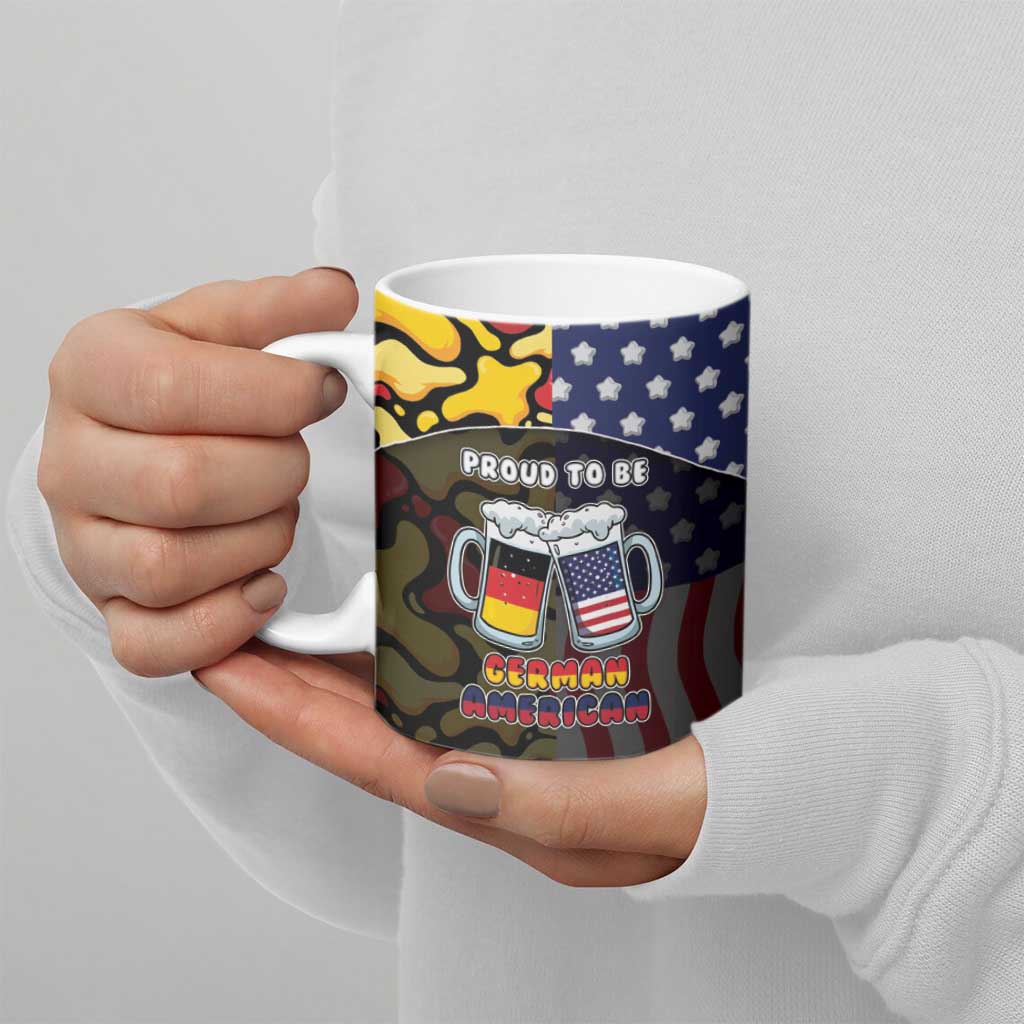 Personalized Germany American Heritage Month Ceramic Mug Beer Funny Style - Wonder Print Shop
