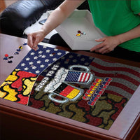 Germany American Heritage Month Puzzle Beer Funny Style - Wonder Print Shop