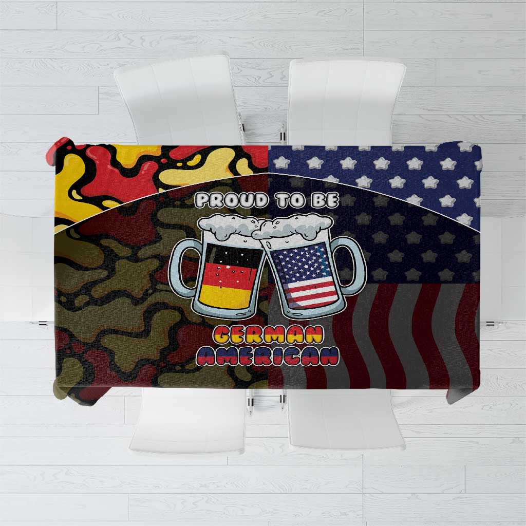 Germany American Heritage Month Tablecloth Beer Funny Style - Wonder Print Shop