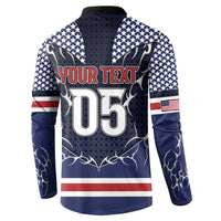 Custom USA Ice Hockey Button Sweatshirt United Ice Power