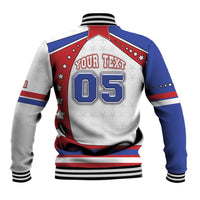 Custom USA Ice Hockey Baseball Jacket Stars And Stripes