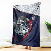 USA Golf Blanket Powerful Eagle