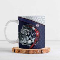 Personalized USA Golf Ceramic Mug Powerful Eagle