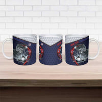 Personalized USA Golf Ceramic Mug Powerful Eagle