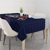 USA Golf Tablecloth Powerful Eagle
