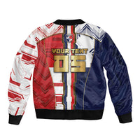 Custom Panama Football Bomber Jacket Cybernetic Mech Warrior Flag