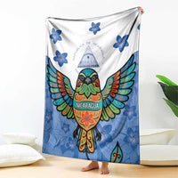 Nicaragua Blanket Guardabarranco Bird With Sacuanjoche