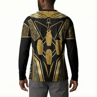 Egypt Canopic Jars Button Sweatshirt Ancient Mythology Four Sons of Horus