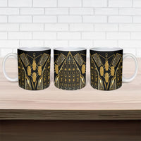 Egypt Canopic Jars Ceramic Mug Ancient Mythology Four Sons of Horus