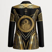 Egypt Ouroboros Blazer Ancient Mythology Infinity Serpent Gold