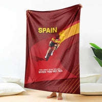 Spain Cycling Blanket You Don't Stop Cycling When You Get Old - Wonder Print Shop